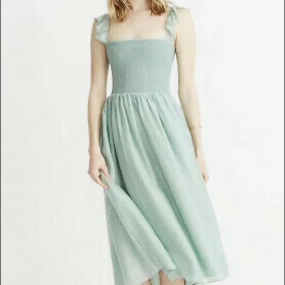 Madewell Ruffle-Strapped Smock Dress